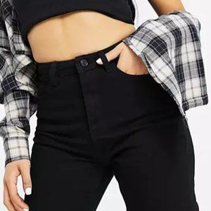 Straight leg Black Jeans